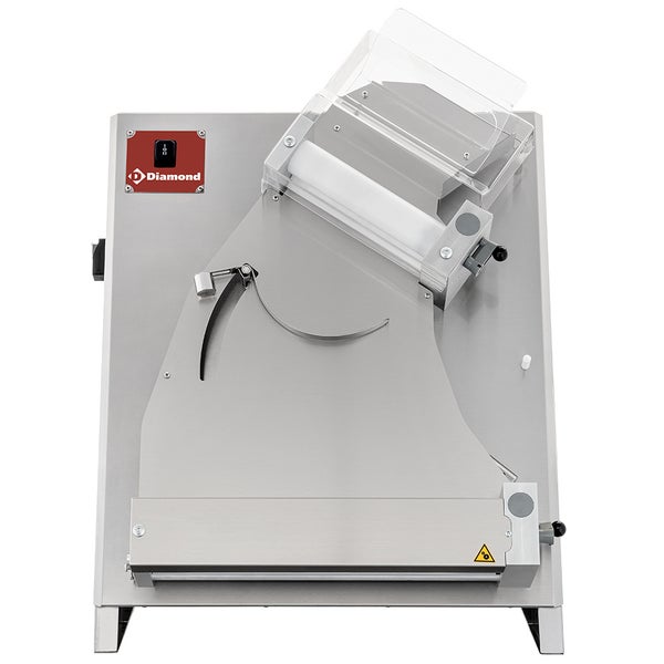 Pizza roller &Oslash; 420 mm, 2 rollers, in stainless steel
