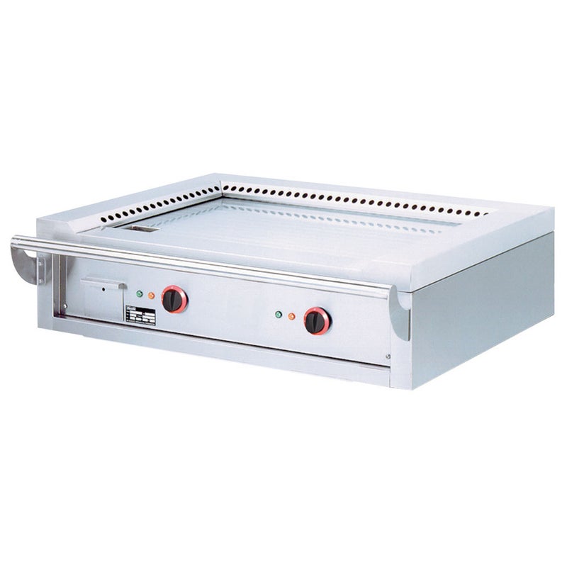 Electric "Teppanyaki" plate, 2 areas (2x 7 kW), for the table -Top-