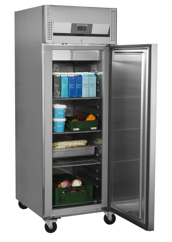Ventilated refrigerator , 1 door GN 2/1, on wheels